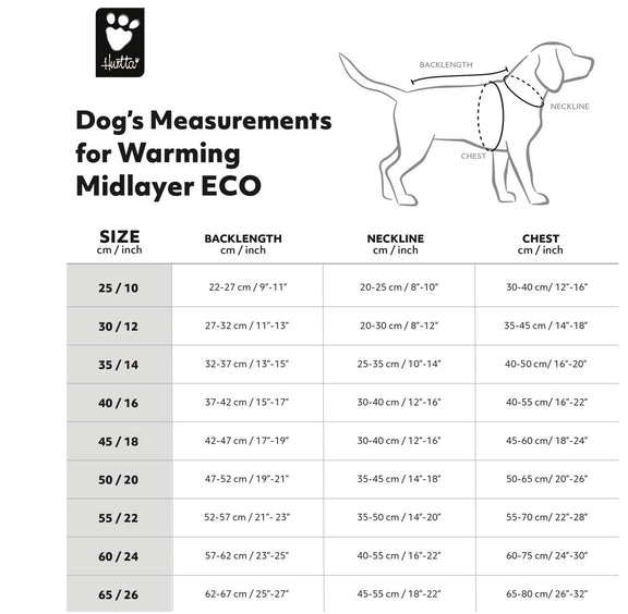 Hurtta Wärmende Hundejacke Warm Midlayer ECO desert