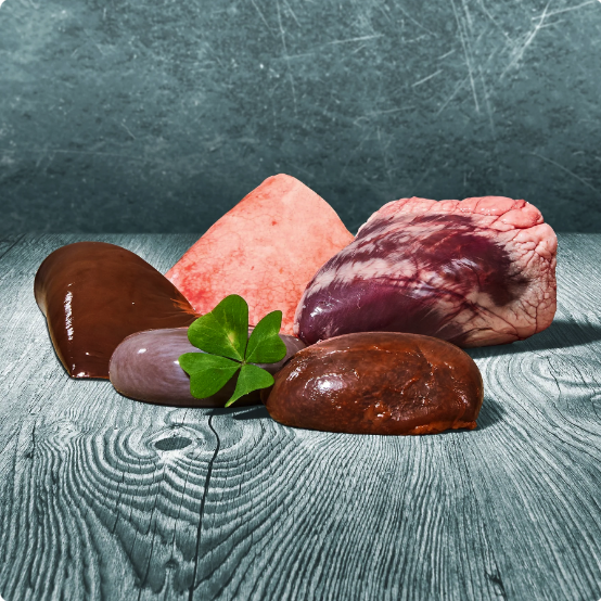 Innereien-Mix Lamm mit Herz