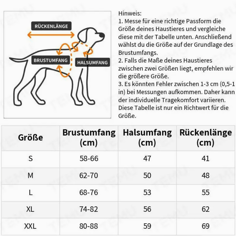 Hundemantel Für Herbst Und Winter Olive XXL