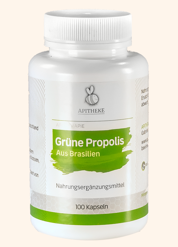 Grüne Propolis Kapseln ohne Zusatzstoffe - (Propolisextrakt aus Brasilien)