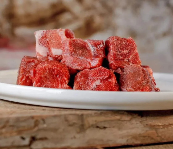 Wildfleisch durchwachsen - gewürfelt