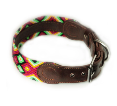 Boho Leder Halsband flower