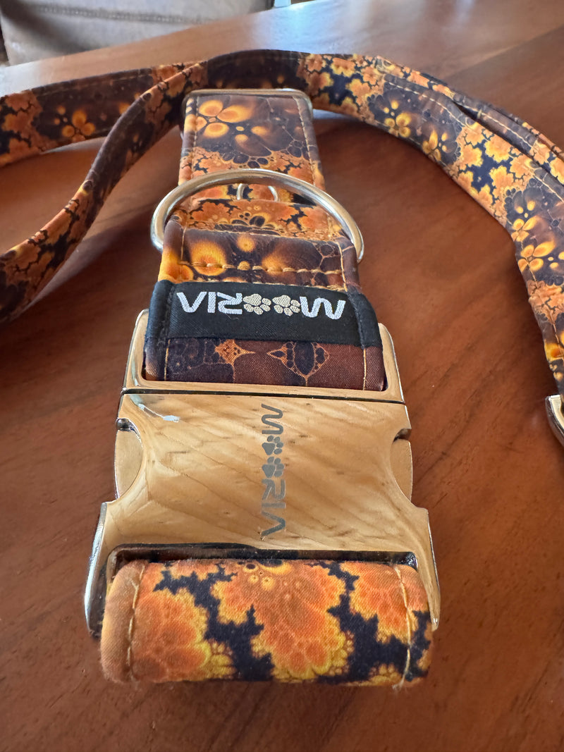 Mooria Halsband + Leine extra breit - Second Hand