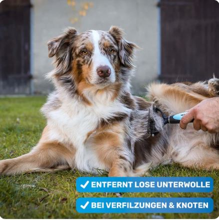 Unterwollbürste für Hunde & Katzen