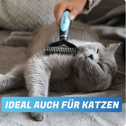 Unterwollbürste für Hunde & Katzen