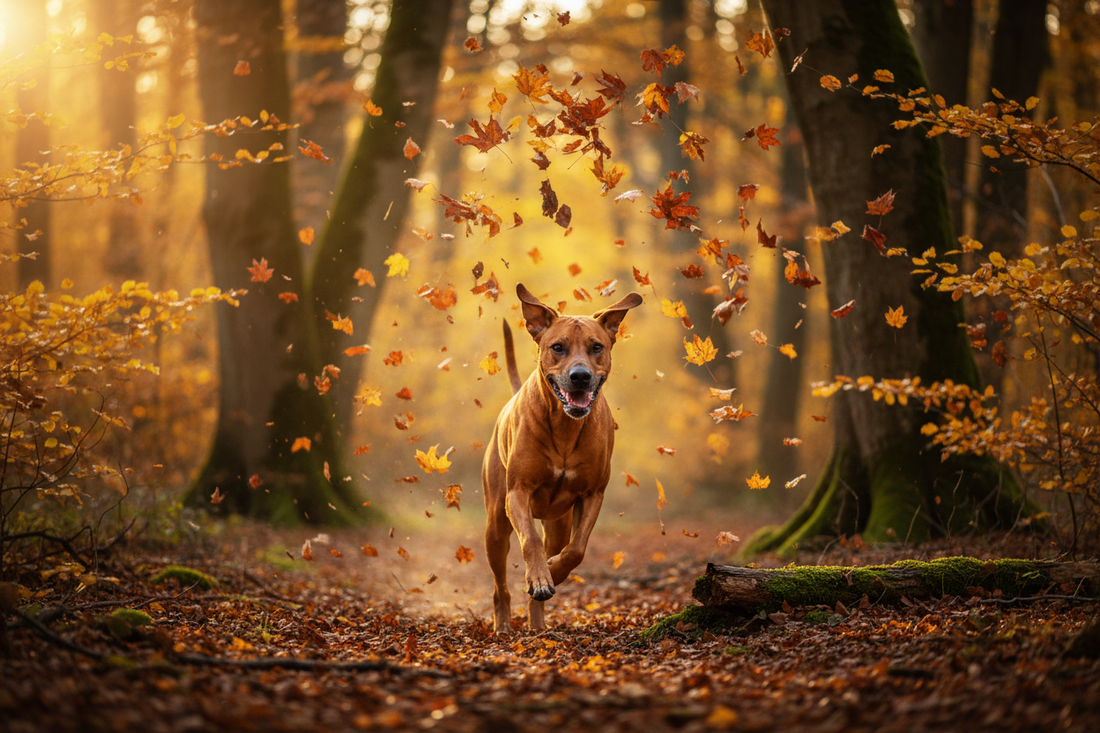 🍂 Fit durch den Herbst – so kannst du deinen Hund jetzt natürlich unterstützen