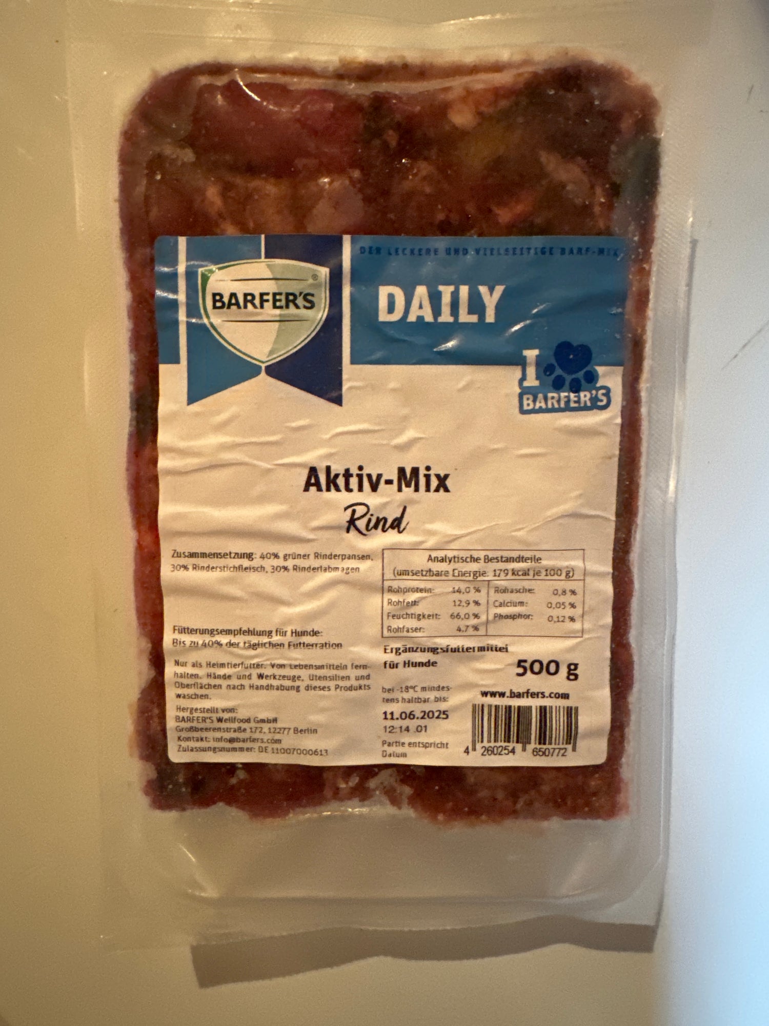 Aktiv-Mix Rind, 500 gr