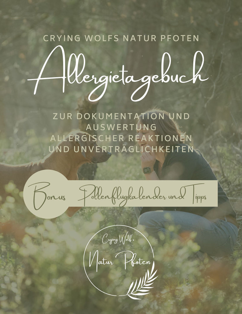 Allergietagebuch mit Bonus Pollenflugkalender
