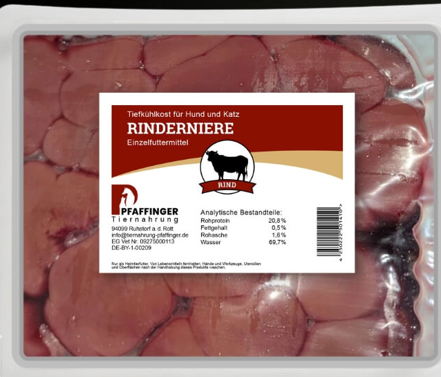 Rindernieren gewolft 250g
