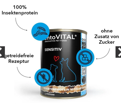 entoVITAL DOG SENSITIV Nassfutter 410g