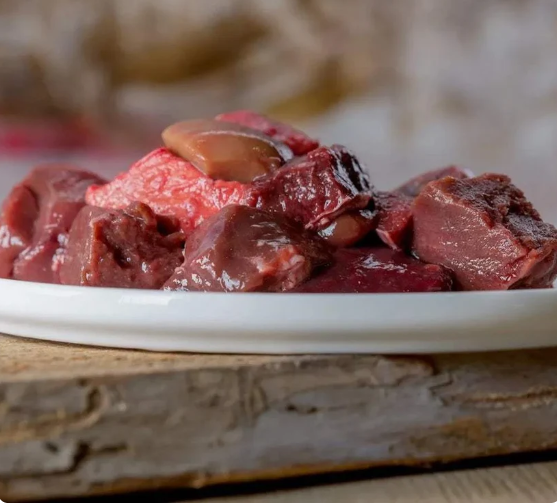 Rinderinnereienmix - gefroren, gewürfelt