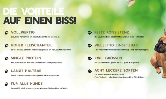 Fleischwurst vom Wild - die gute Portion