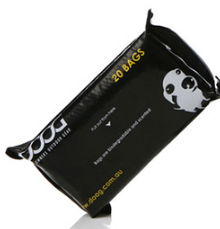 Kotbeutel mit Erdbeergeschmack