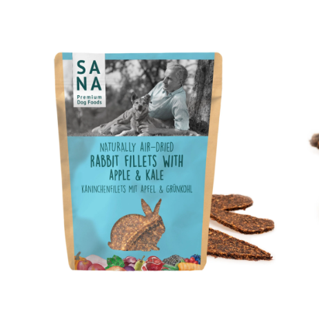 SANA Dog Kaninchenburger mit Apfel und Grünkohl 100 g