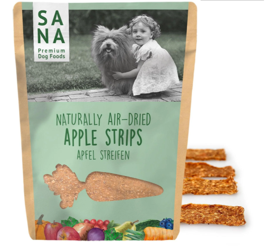 SANA Dog Veggie Streifen Apfel