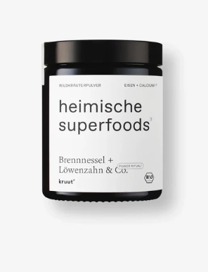 heimische Superfoods Brennessel + Löwenzahn