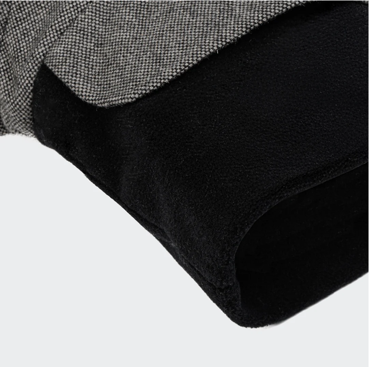 Cloud7 Hundemantel Brooklyn Long Tweed Black