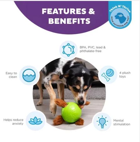 Dog Snuffle N' Treat Ball