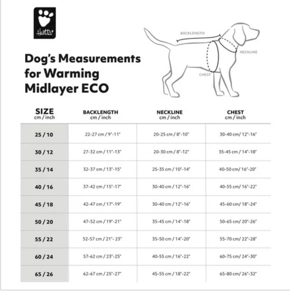 Hurtta Wärmende Hundejacke Warm Midlayer ECO desert
