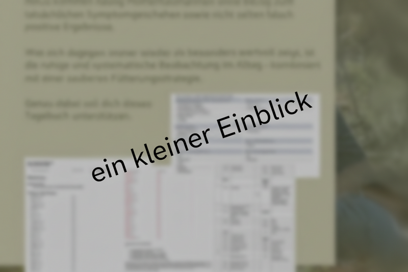 Allergietagebuch mit Bonus Pollenflugkalender