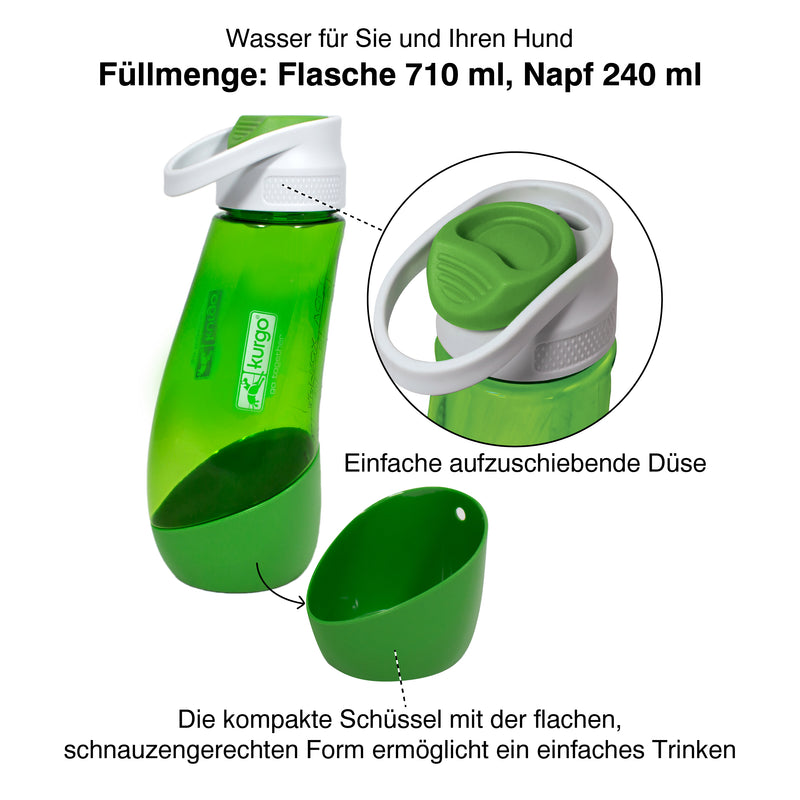 Wasserflasche TO GO für 2