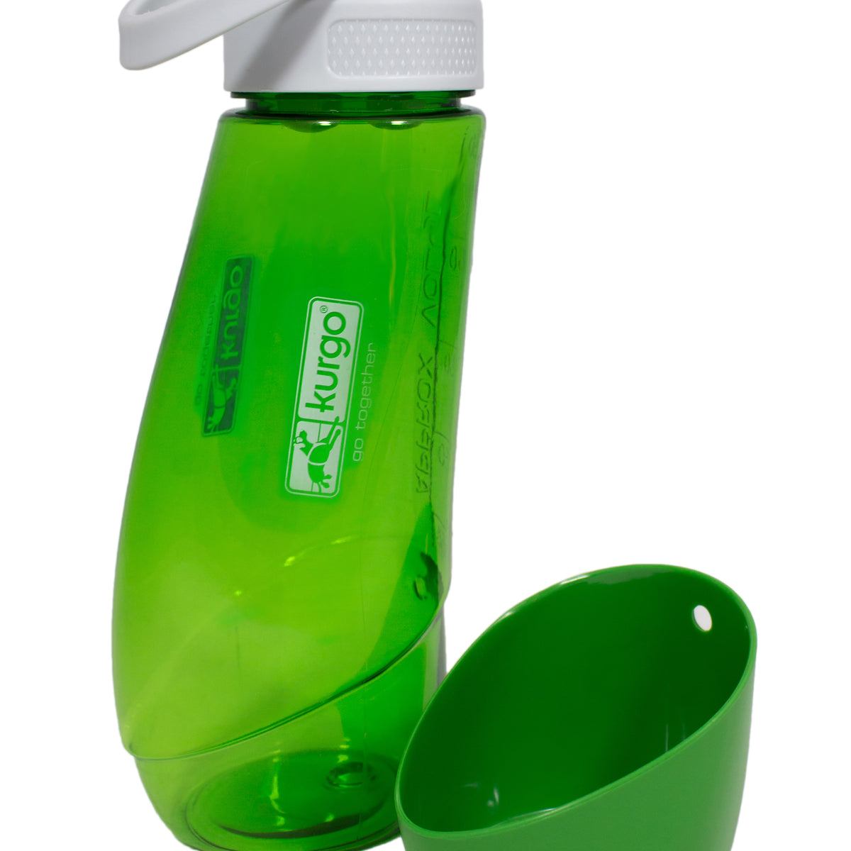 Wasserflasche TO GO für 2 grün