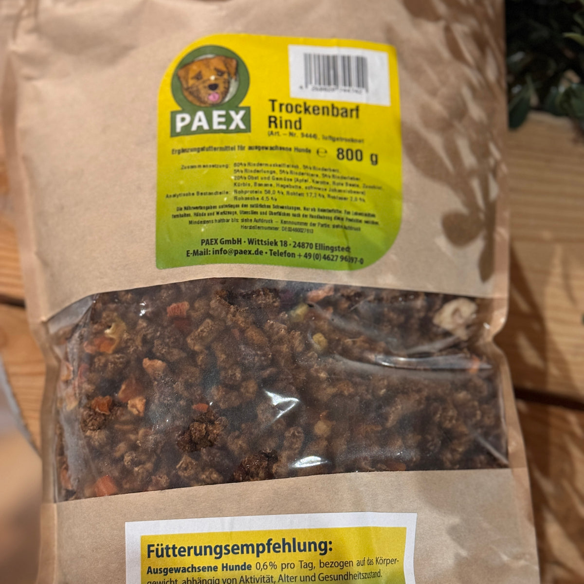 Trockenbarf - Rind mit Obst und Gemüse