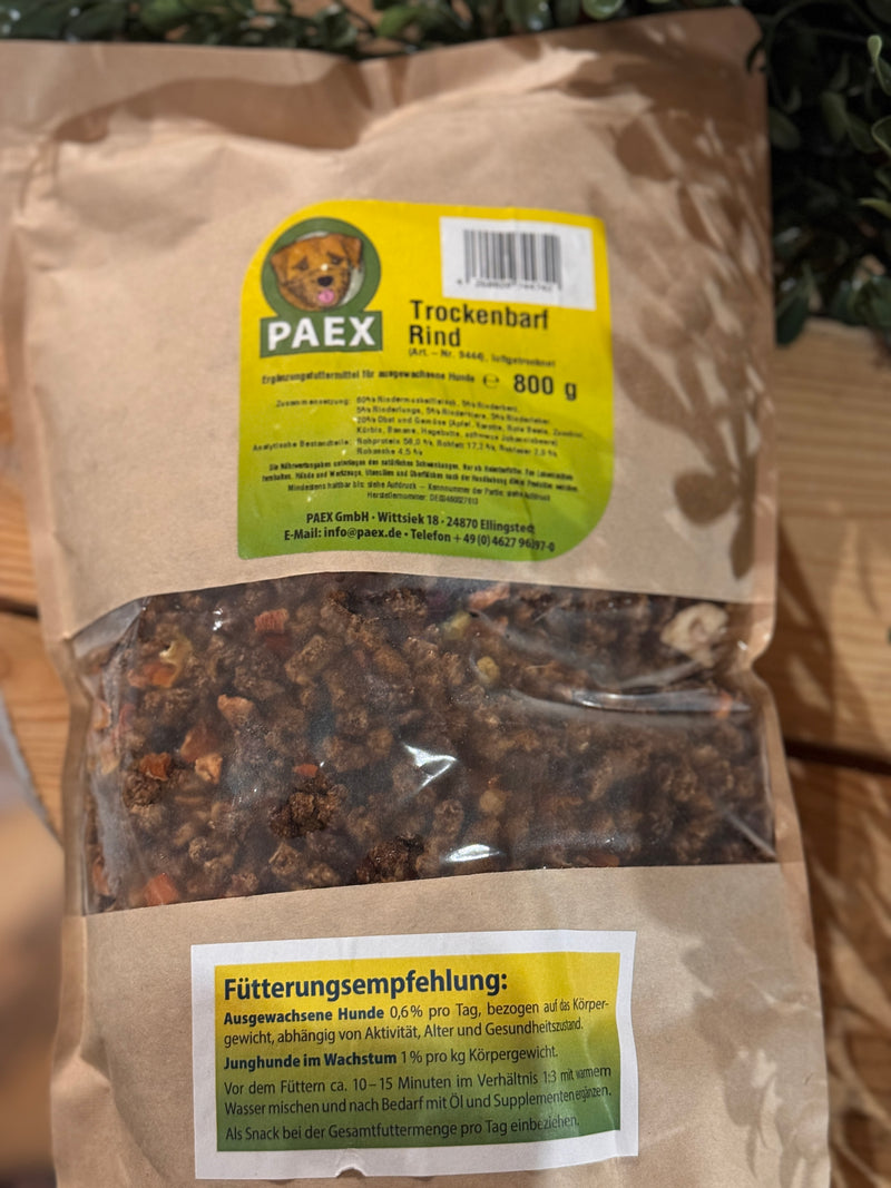 Trockenbarf - Rind mit Obst und Gemüse