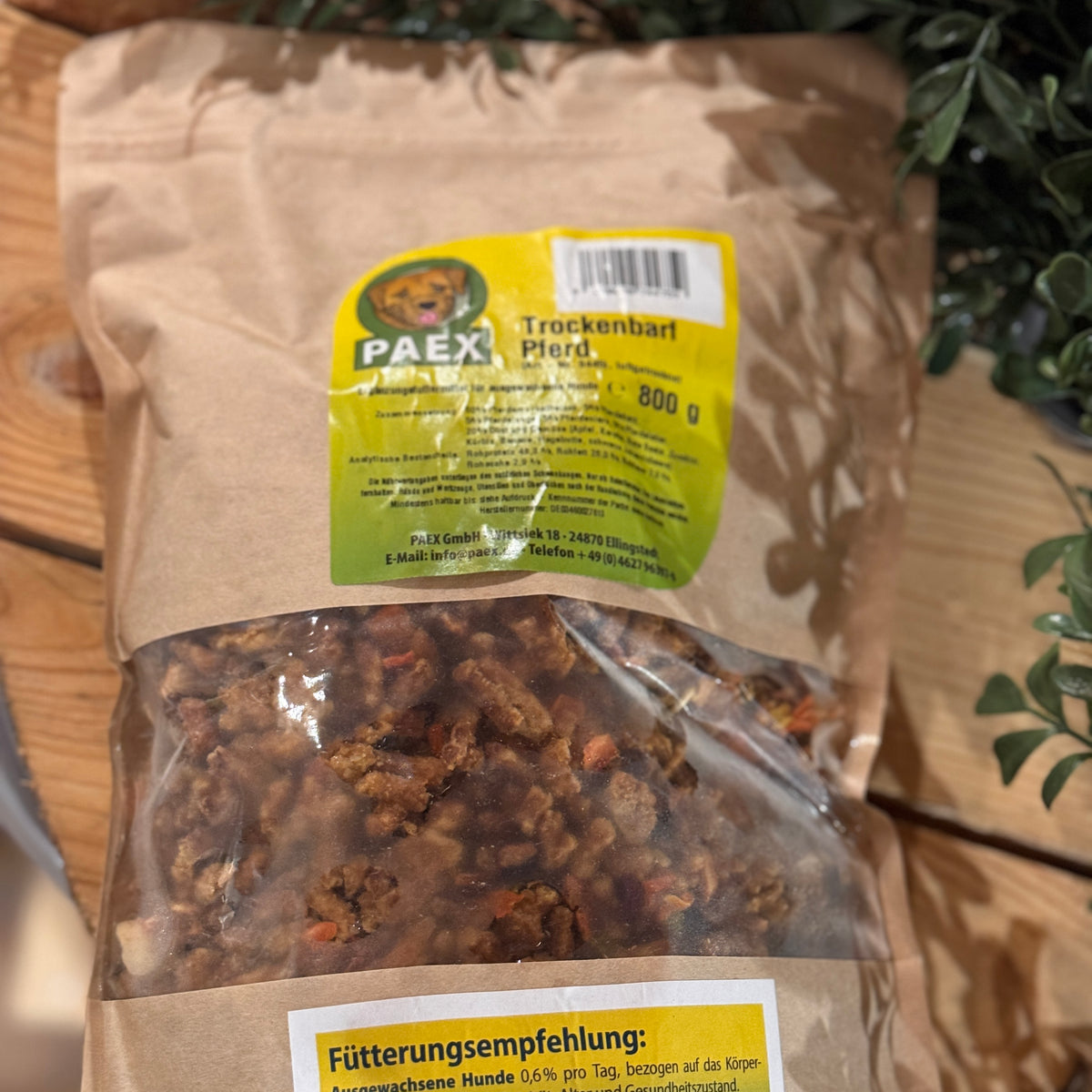 Trockenbarf - Pferd mit Obst und Gemüse