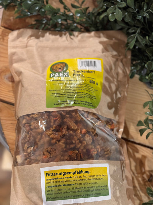 Trockenbarf - Pferd mit Obst und Gemüse