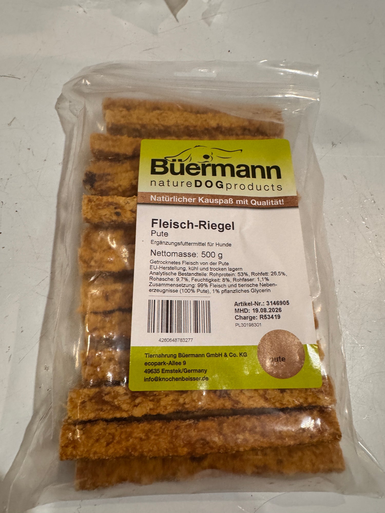 Puten Fleisch Sticks