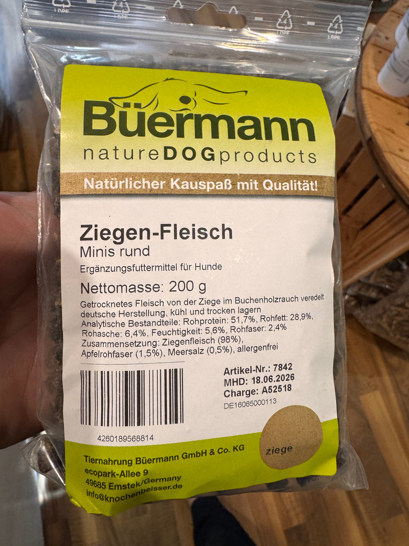 Ziegen Fleisch Minis 200 g