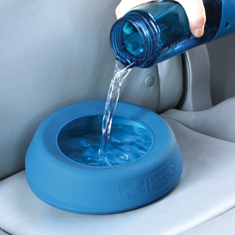 Spritzfreier Wander & Auto Wasser & Futter Napf