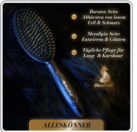 DoppelDecker - Doppelbürste für Hunde und Katzen