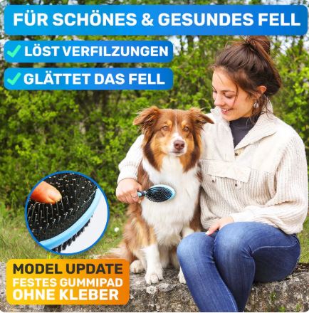 DoppelDecker - Doppelbürste für Hunde und Katzen