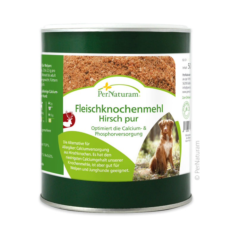 Fleischknochenmehl Hirsch pur