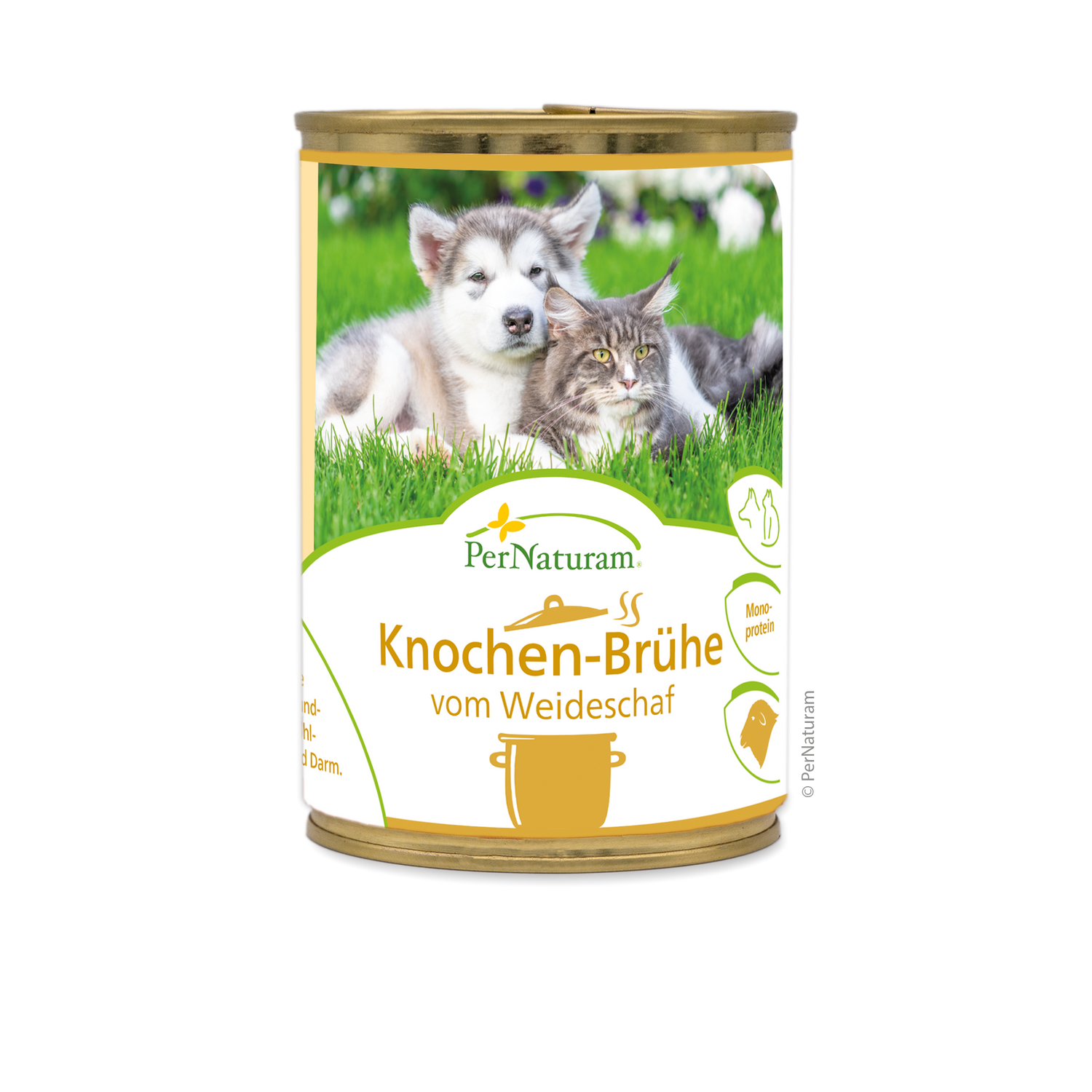 Knochen-Brühe vom Weideschaf