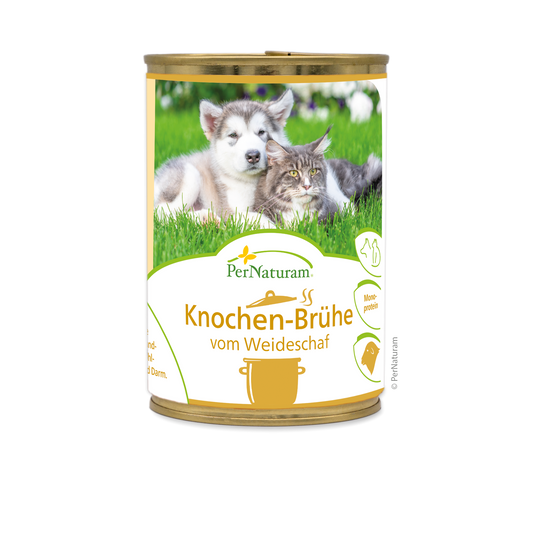 Knochen-Brühe vom Weideschaf