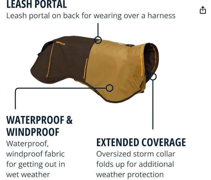 Ruffwear Sun Shower Coverall – Regenanzug für Hunde