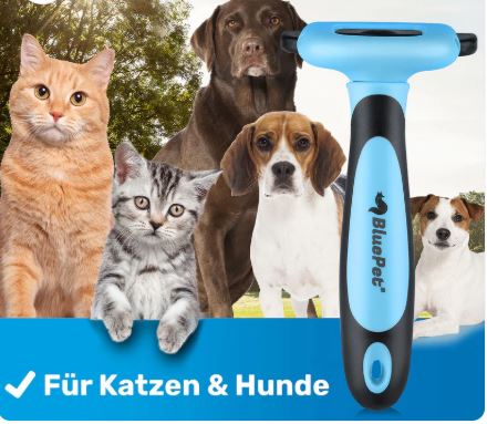 UnterwollGlück - Kurzhaar Unterwollfellbürste Deshedder